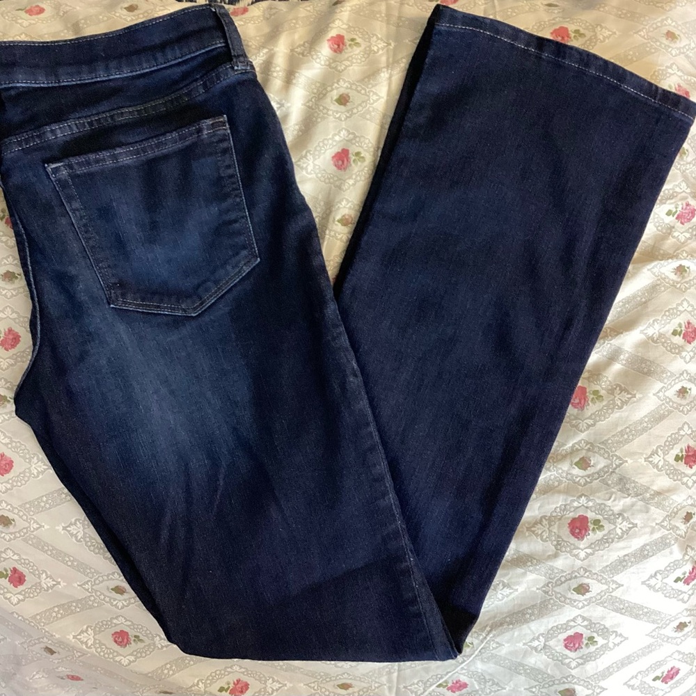 Banana Republic Dark Indigo Women's Flare Jeans 8R
